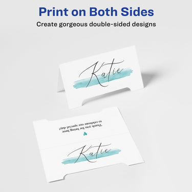 Avery Printable Arched Tent Cards with Sure Feed Technology, 2-1/16